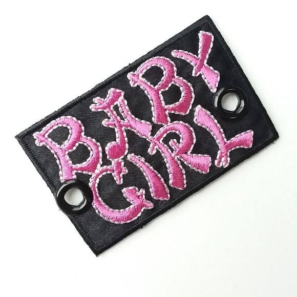 4/$20 Baby Girl roller skate shoelace lock patch charm - Picture 2 of 6